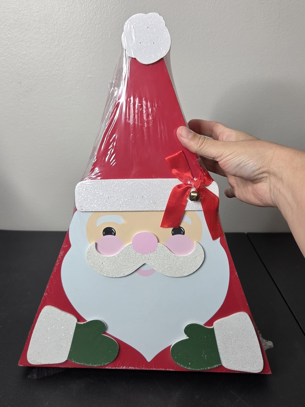 Ashland Tabletop Santa Wooden Countdown Decor 16"